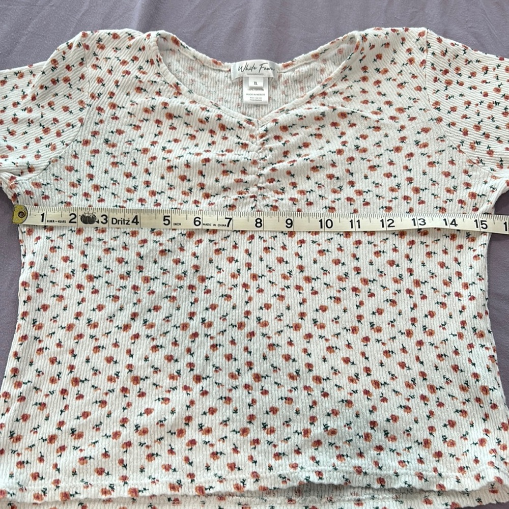 TWO shirts worn once girls xl bundle includes the 2 tops shown